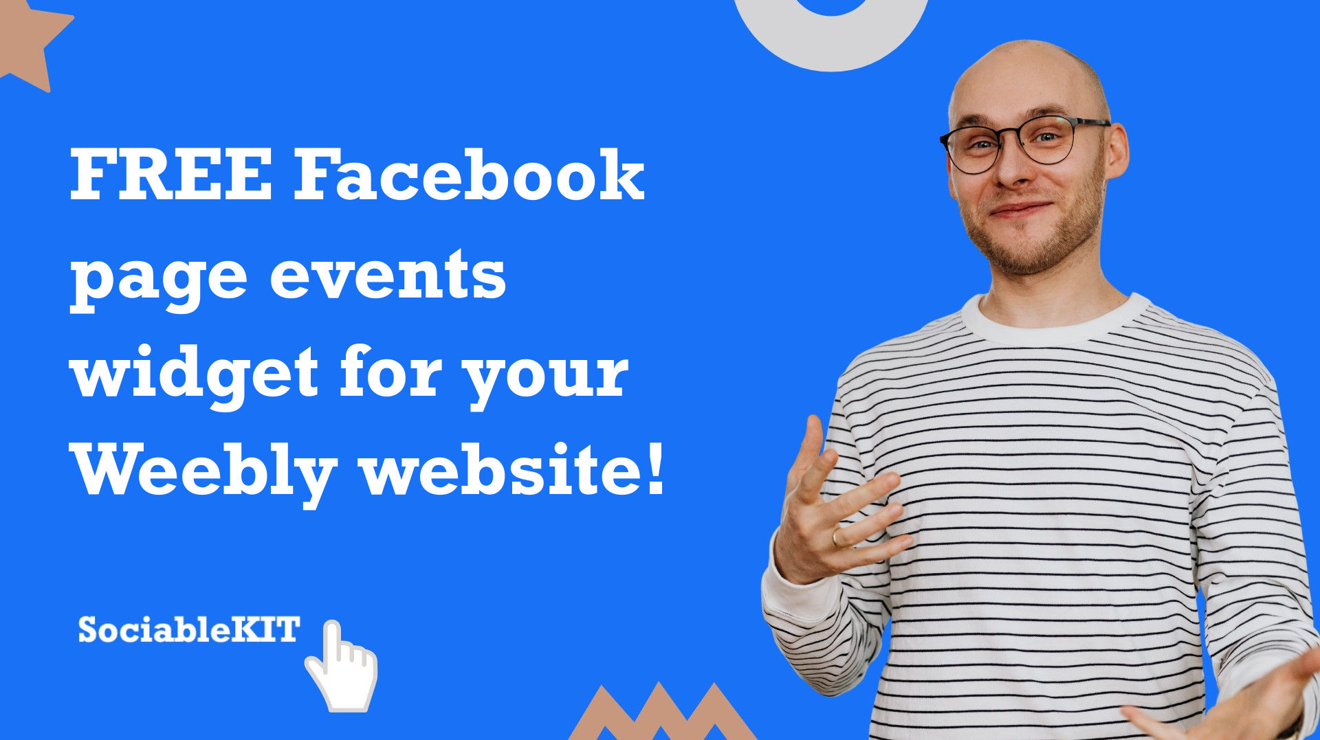 Free Facebook page events widget for your Weebly website