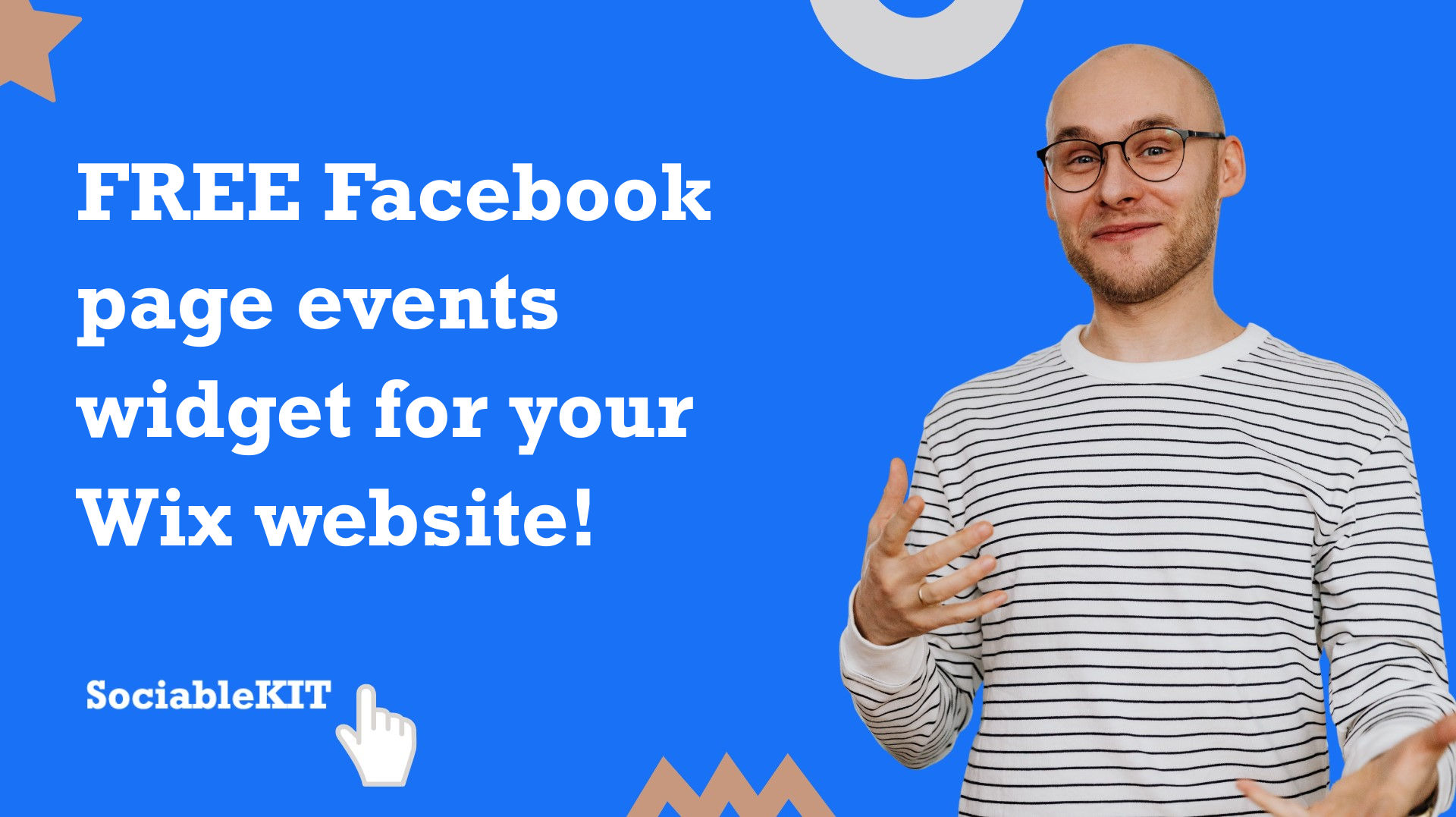 Free Facebook page events widget for your Wix website