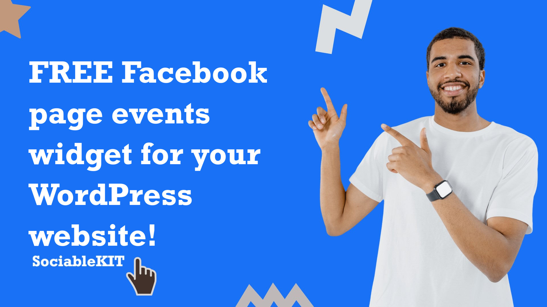 Free Facebook page events widget for your WordPress website