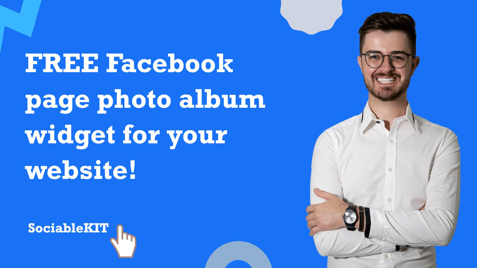 Free Facebook page photo album (one photo album) widget for your website