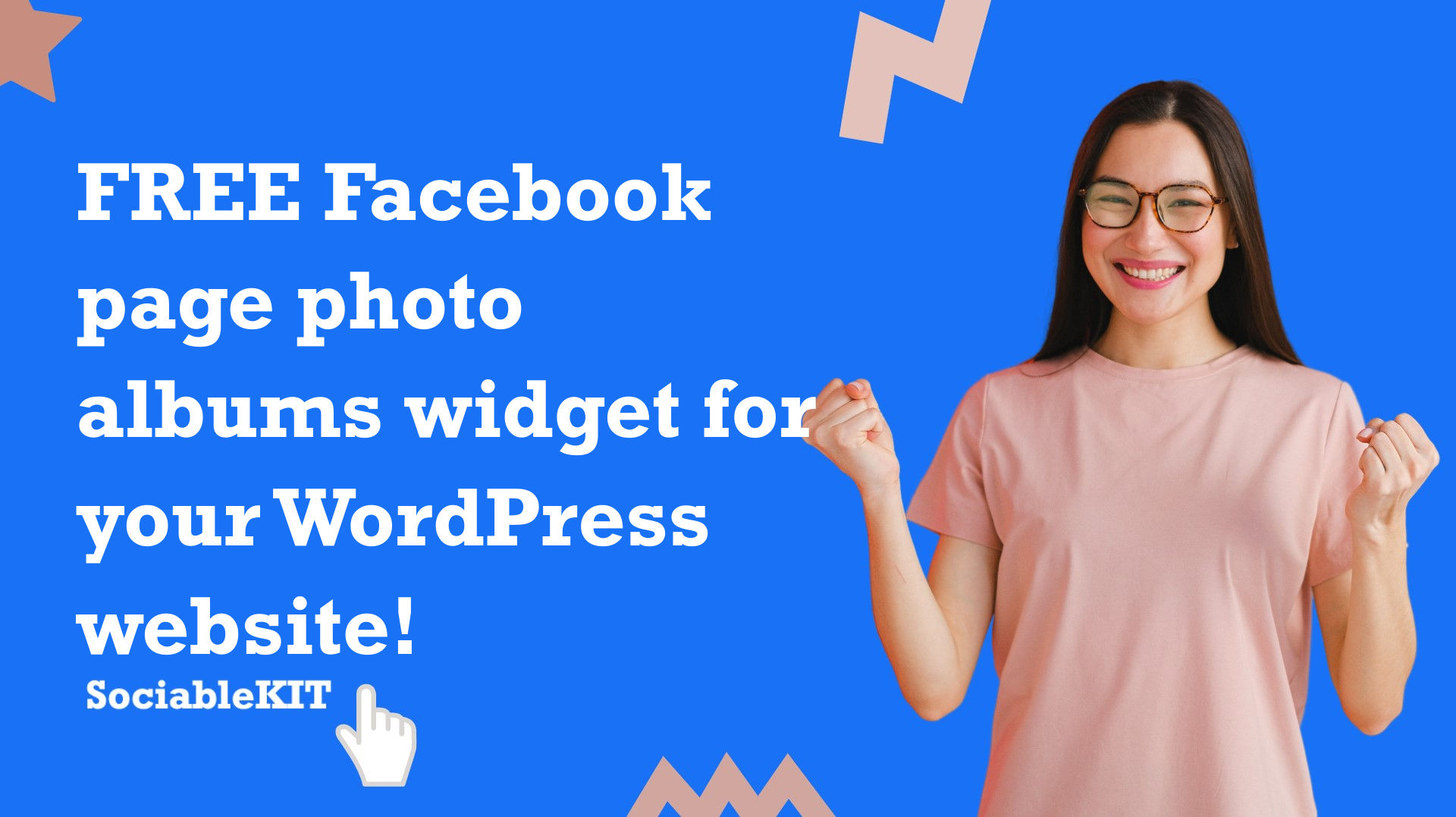 Free Facebook page photo albums widget for your WordPress website