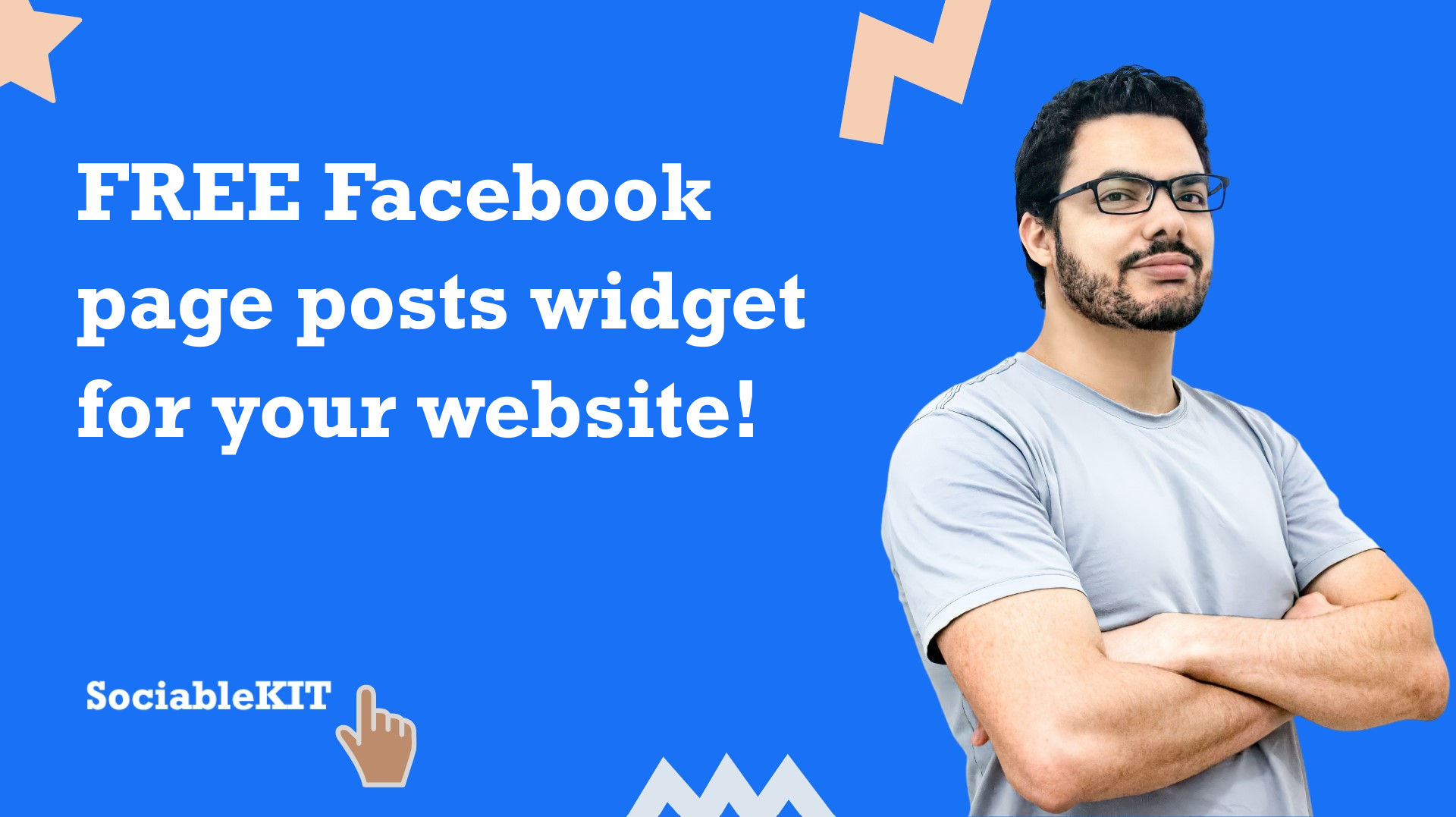 Free Facebook page posts widget for your website