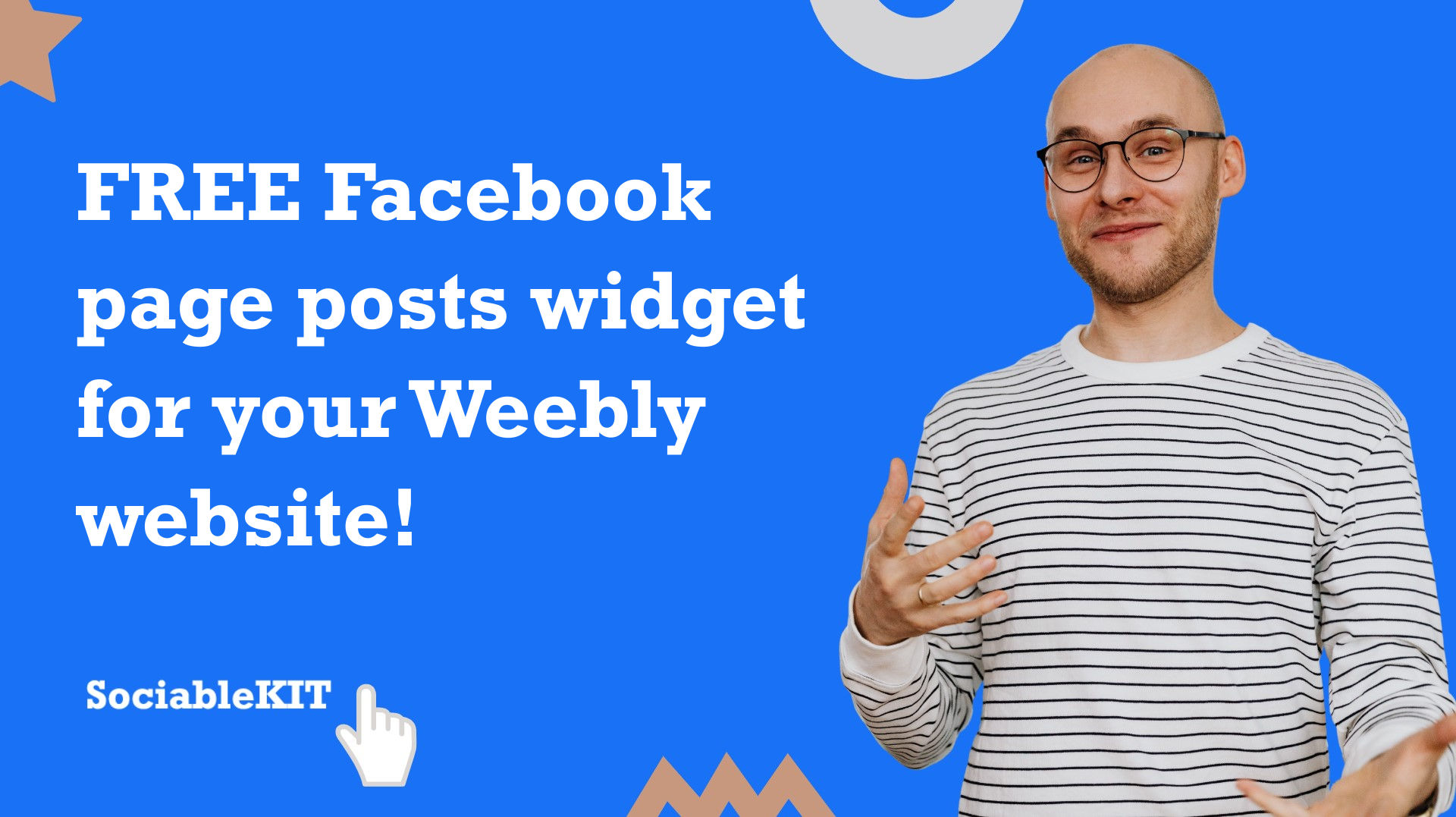 Free Facebook page posts widget for your Weebly website