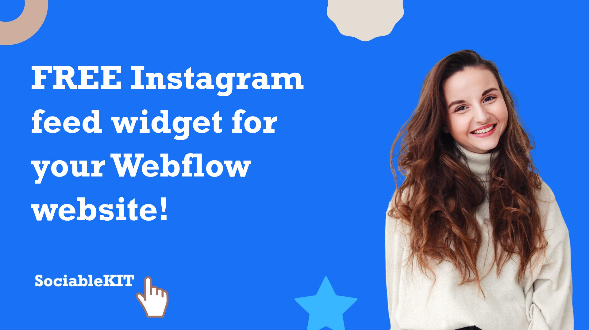 Free Instagram feed widget for your Webflow website