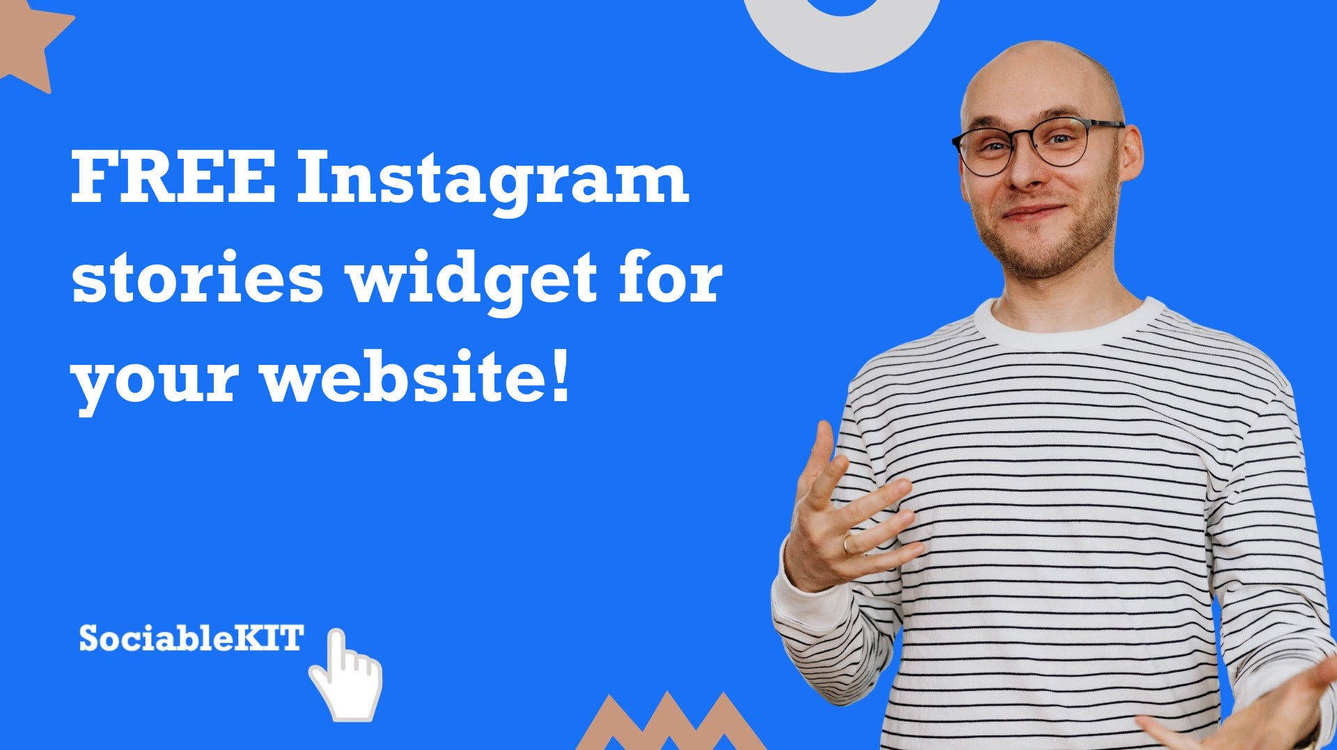 Free Instagram stories widget for your website