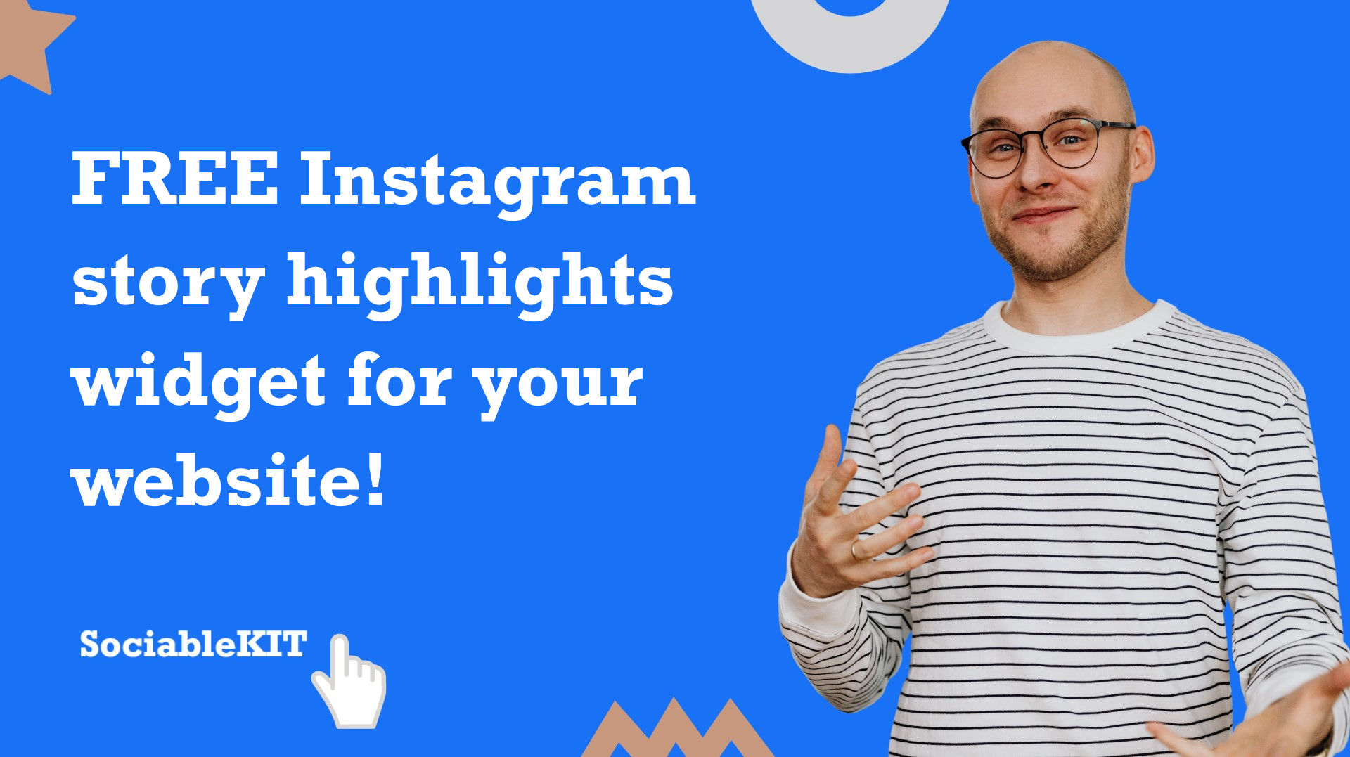 Free Instagram story highlights widget for your website