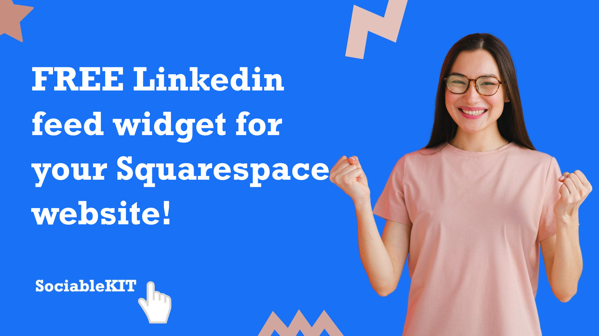 Free Linkedin feed widget for your Squarespace website