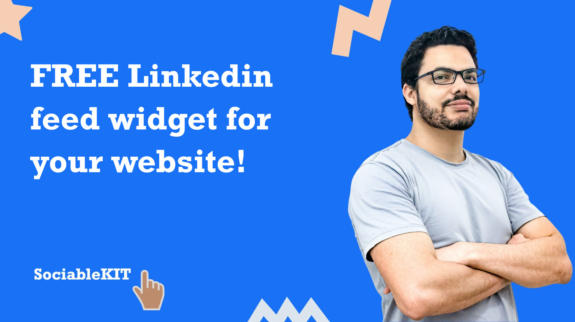 Free Linkedin feed widget for your website