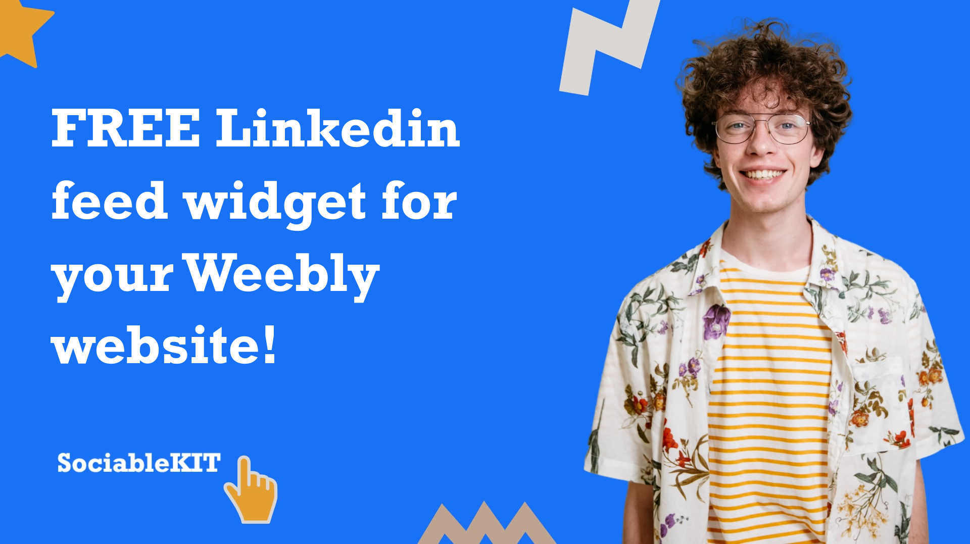 Free Linkedin feed widget for your Weebly website