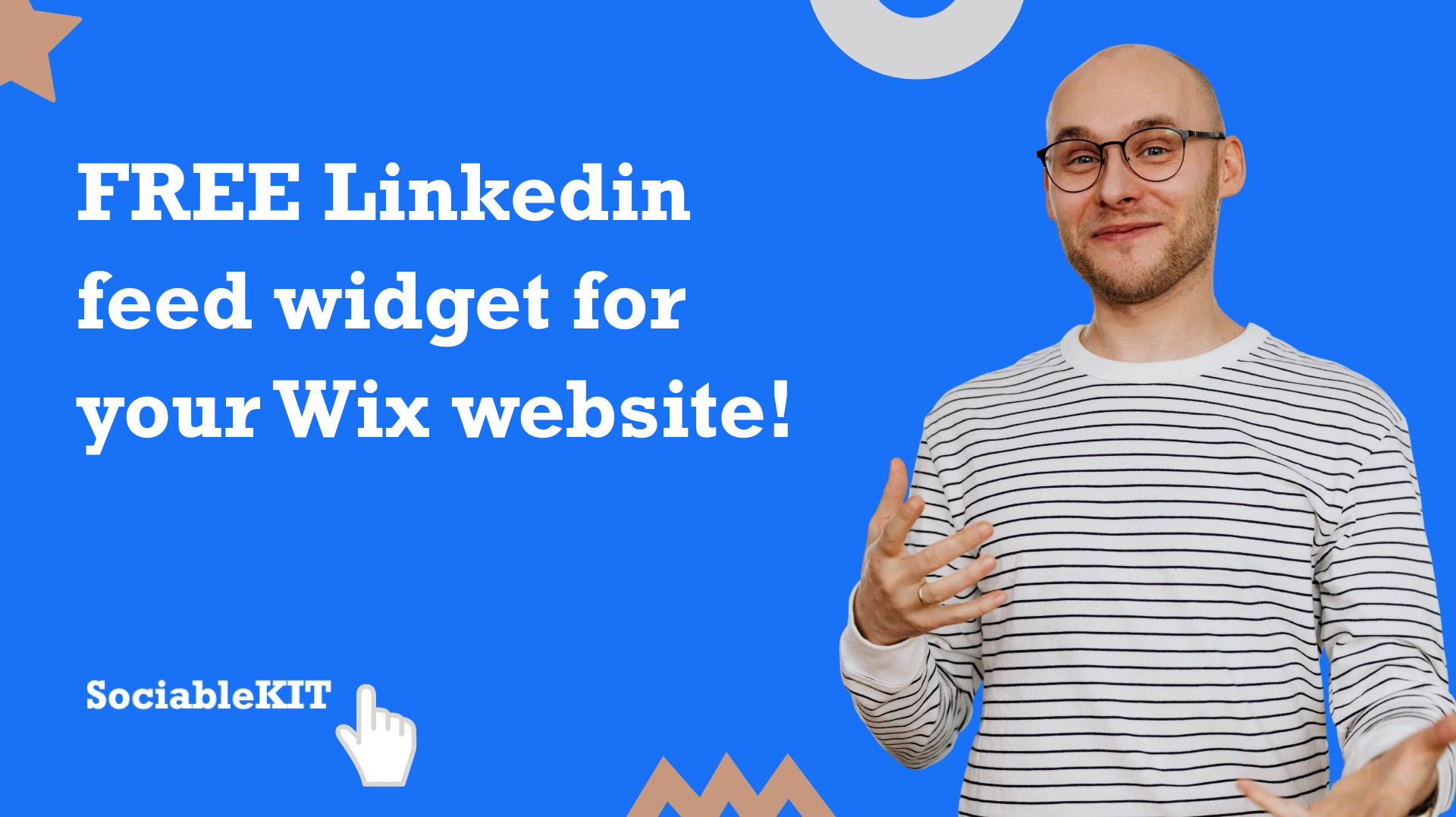 Free Linkedin feed widget for your Wix website