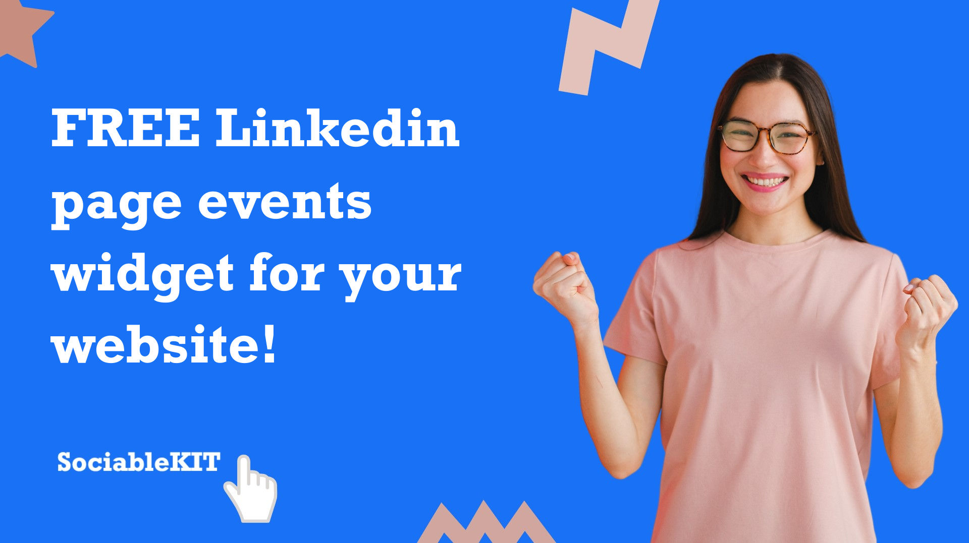 Free Linkedin page events widget for your website