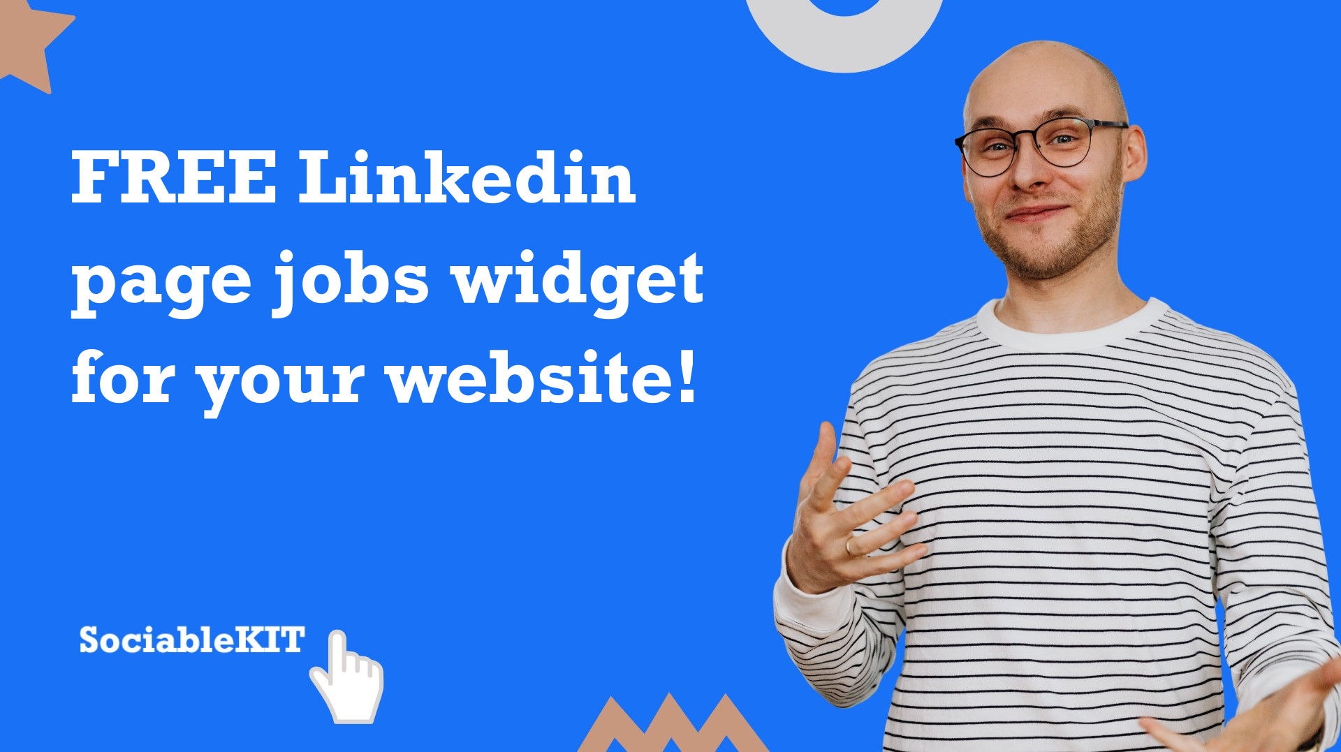 Free Linkedin page jobs widget for your website