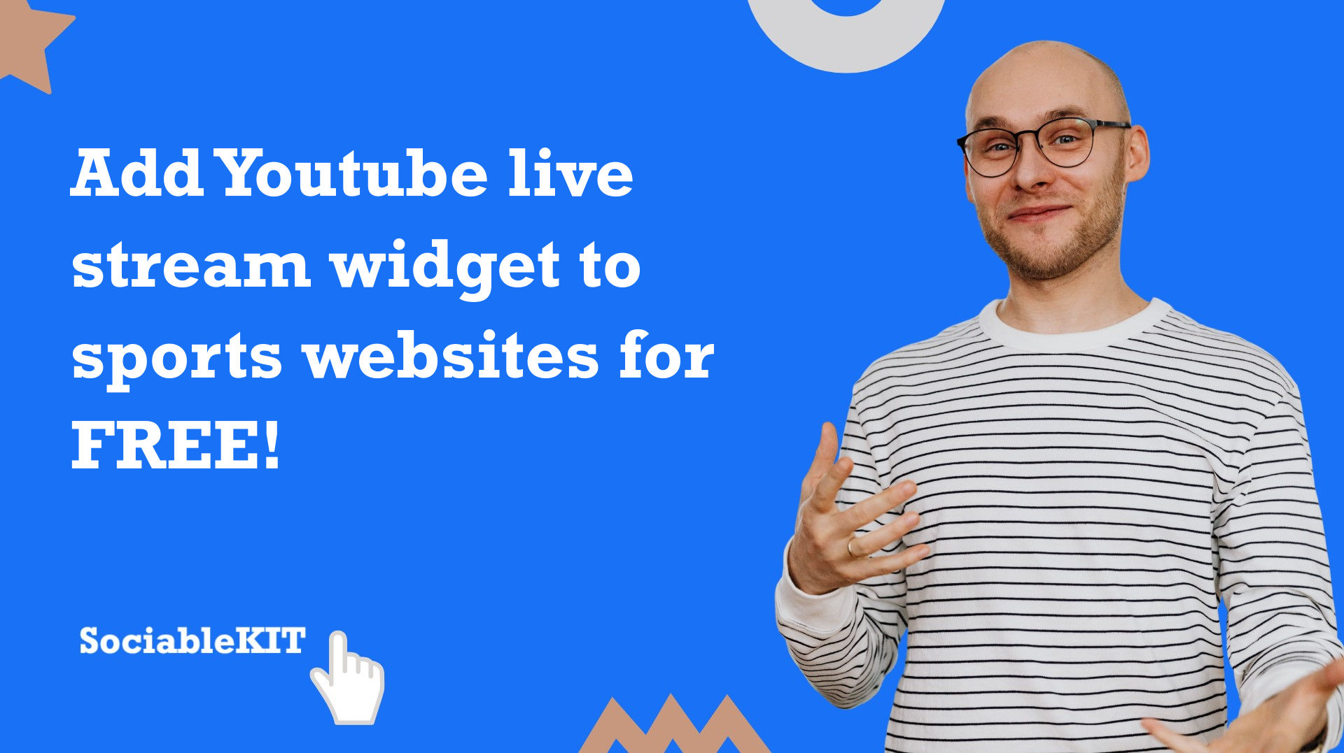 How to add Youtube live stream widget to sports websites for FREE?