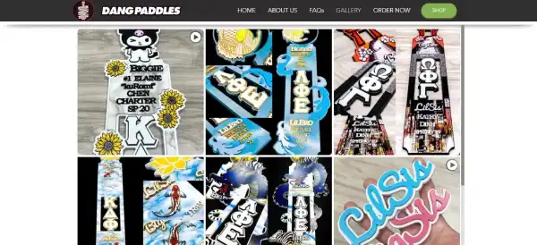 Dang Paddles Instagram Profile screenshot