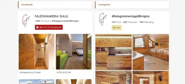 Falegnameria Galli Instagram Profile screenshot