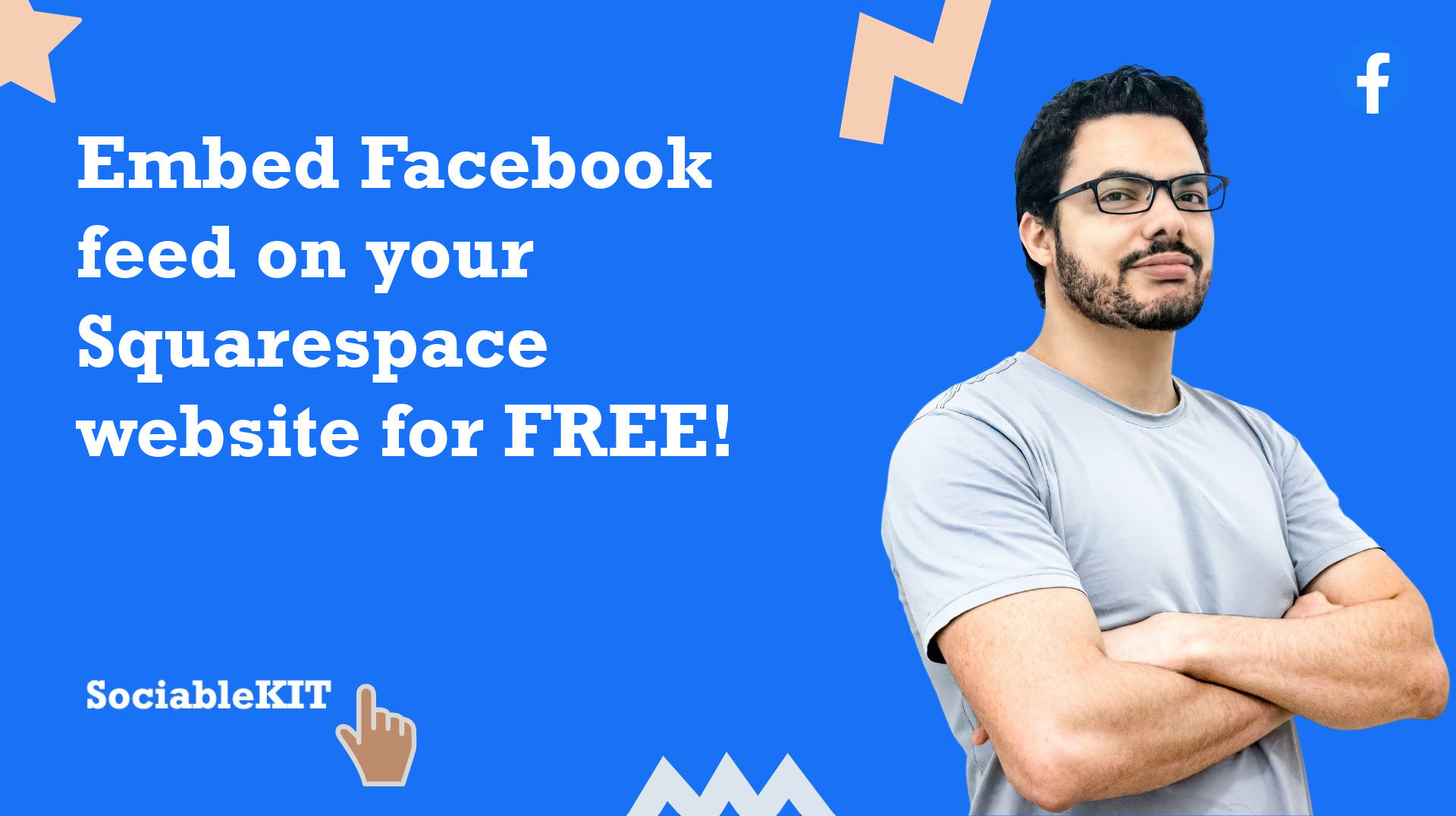 How to embed Facebook feed on your Squarespace website for FREE?