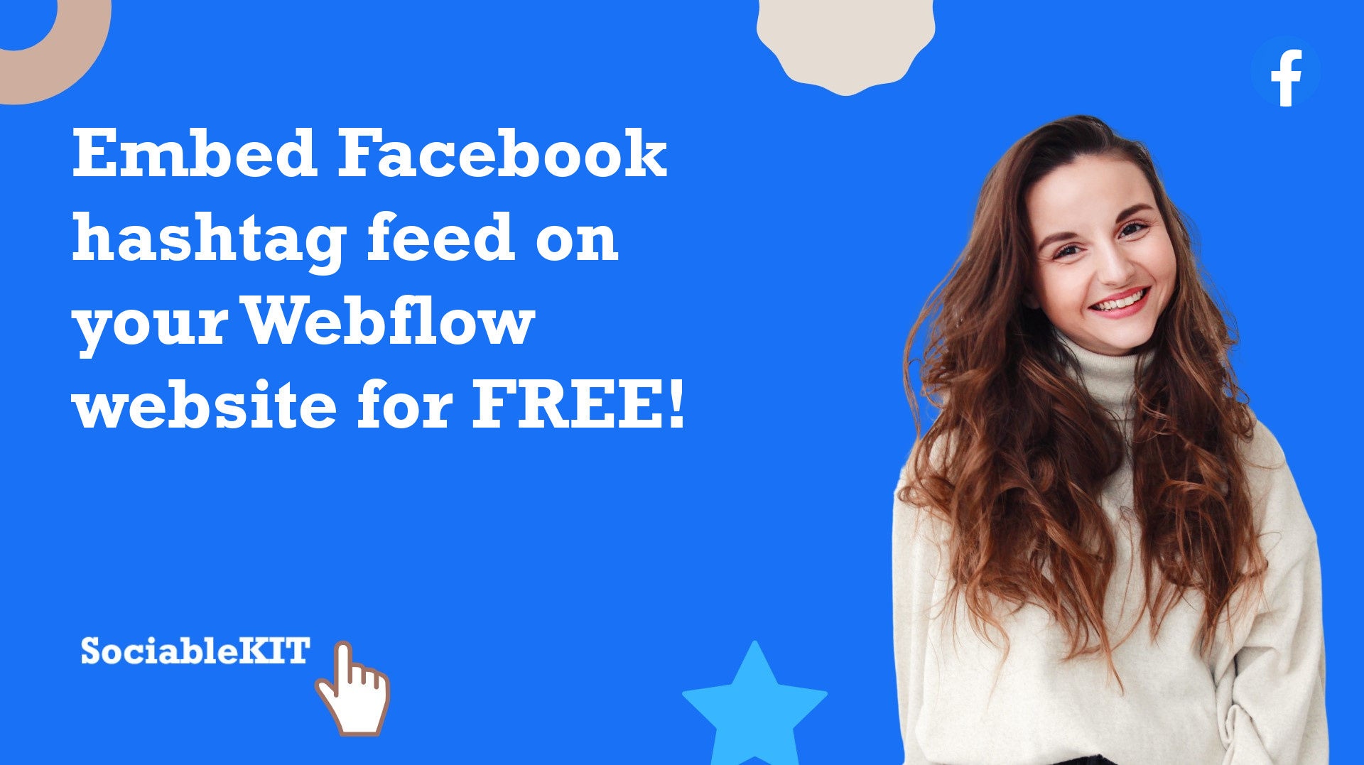 How to embed Facebook hashtag feed on your Webflow website for FREE?