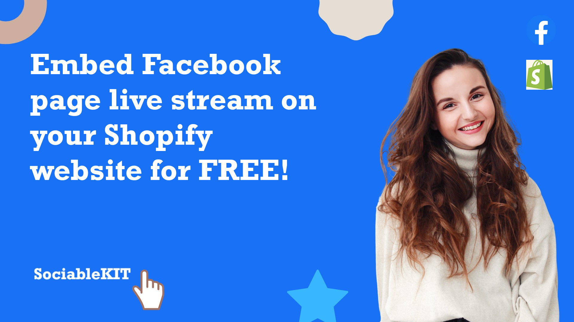 How to embed Facebook page live stream on your Shopify website for FREE?