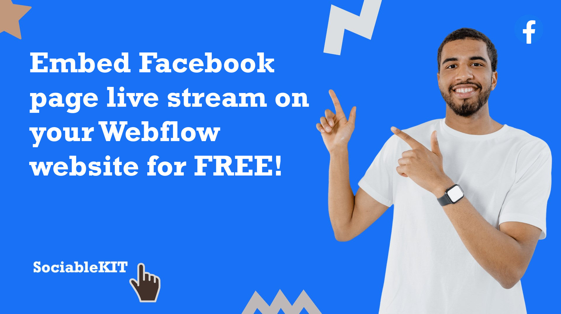 How to embed Facebook page live stream on your Webflow website for FREE?
