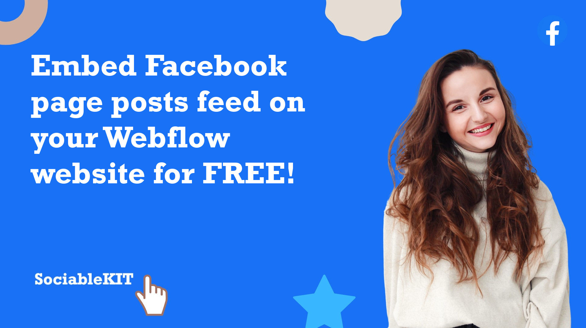 How to embed Facebook page posts feed on your Webflow website for FREE?