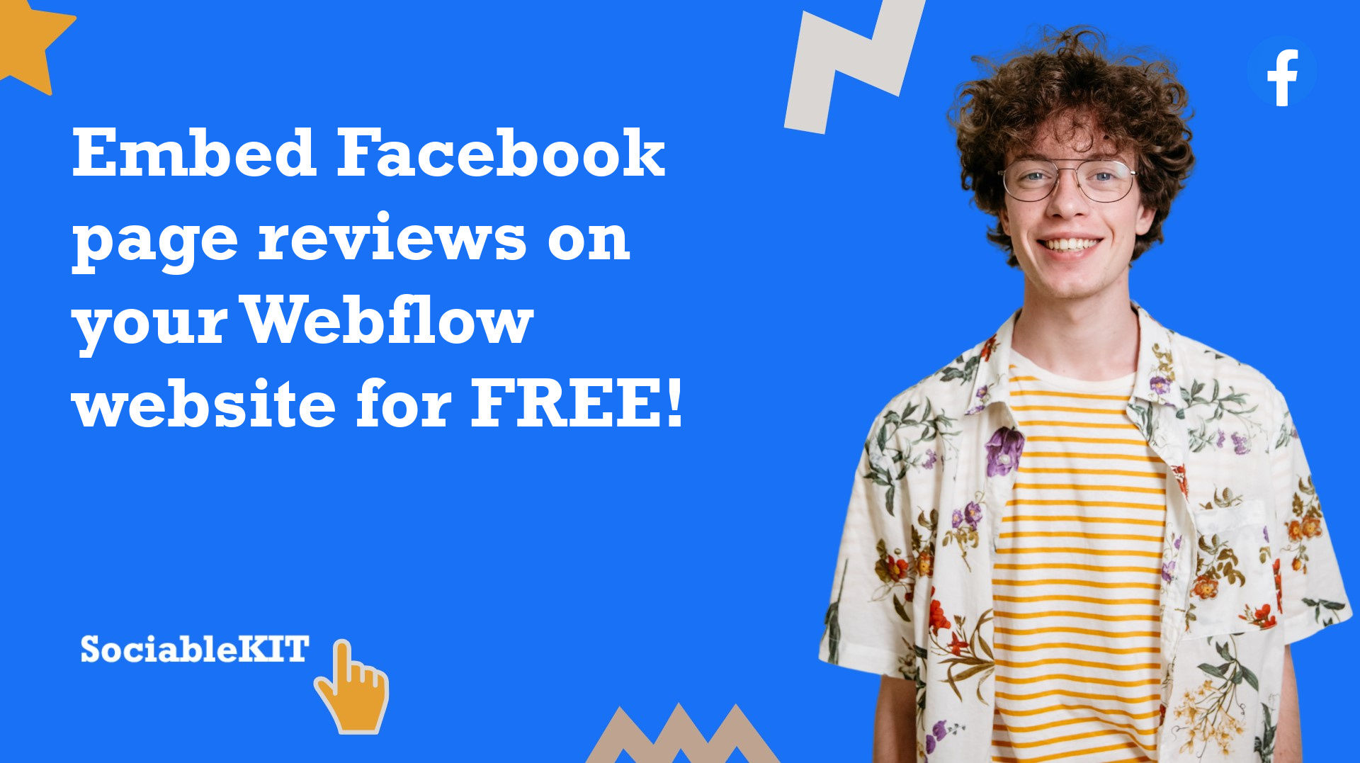 How to embed Facebook page reviews on your Webflow website for FREE?