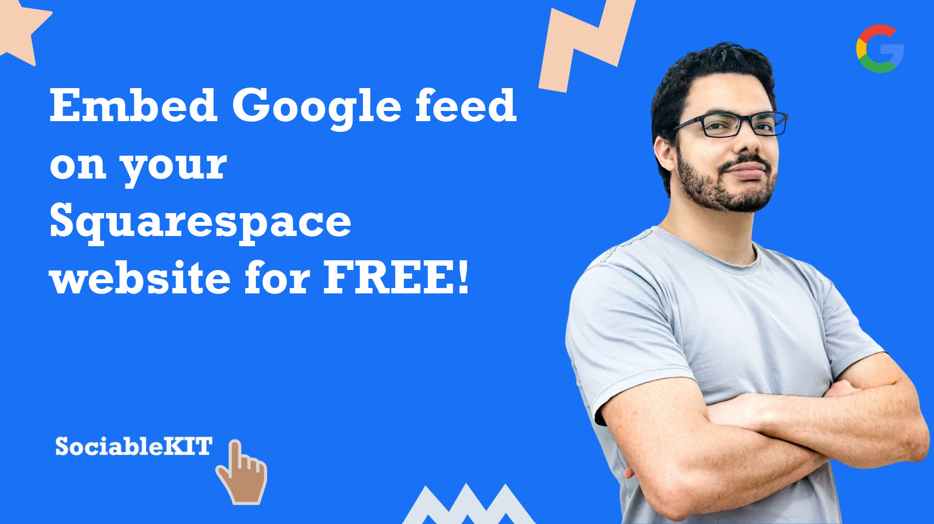 How to embed Google feed on your Squarespace website for FREE?