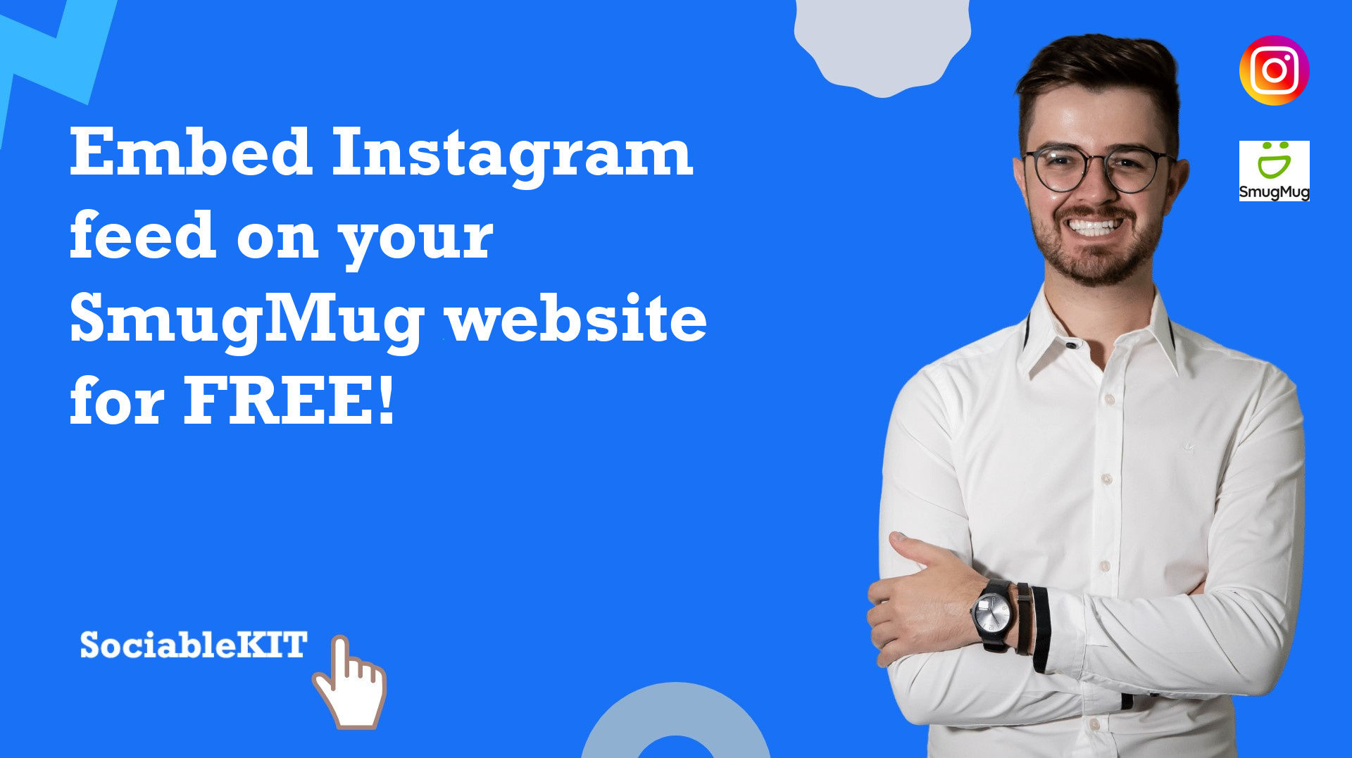 How to embed Instagram feed on your SmugMug website for FREE?
