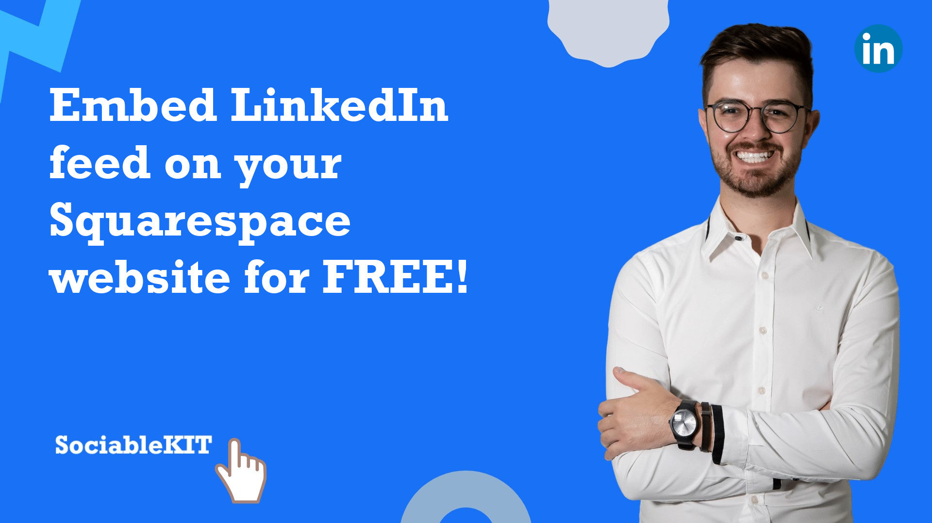 How to embed LinkedIn feed on your Squarespace website for FREE?
