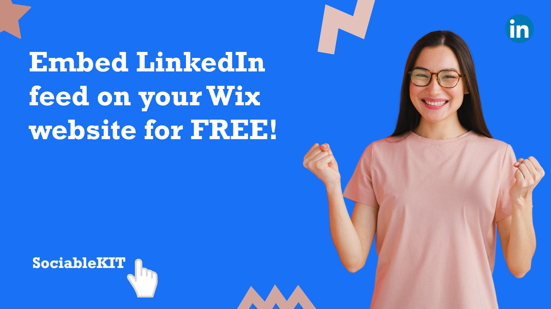 How to embed LinkedIn feed on your Wix website for FREE?