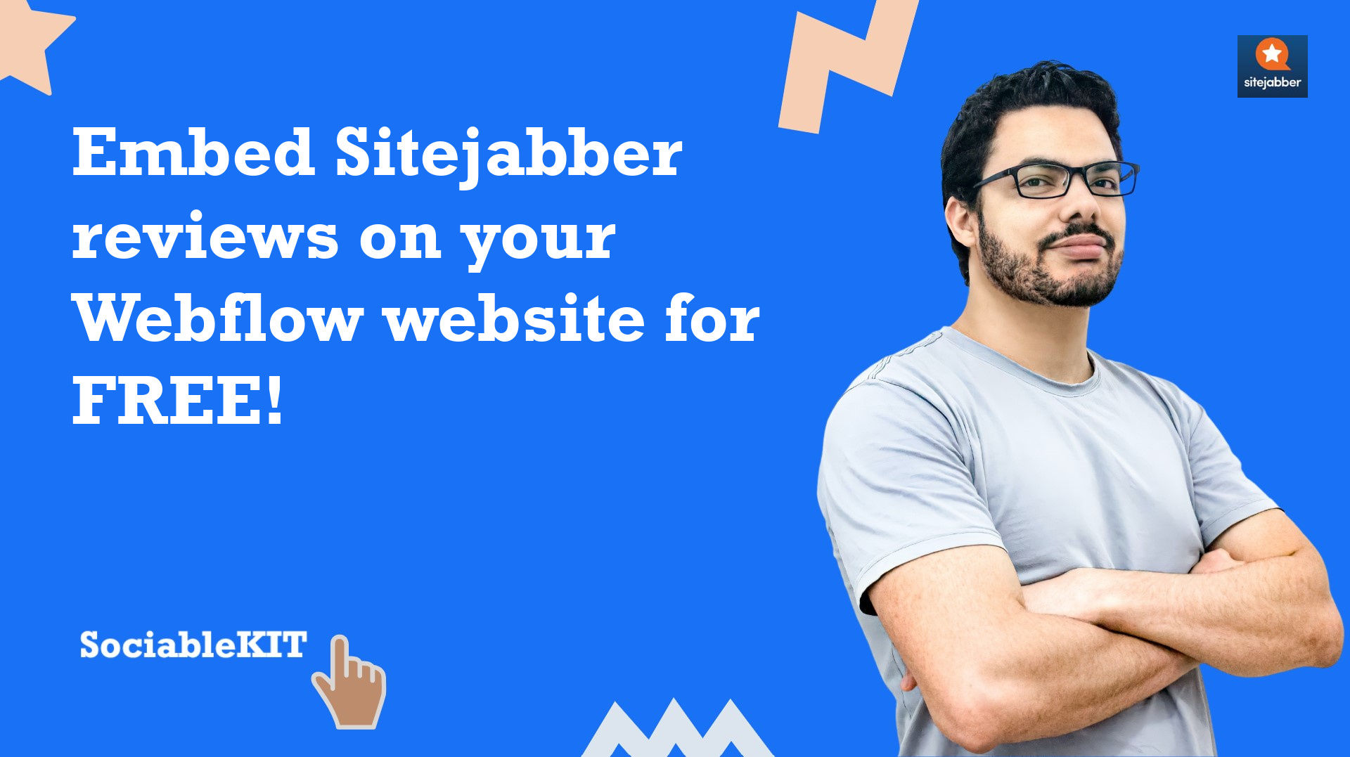 How to embed Sitejabber reviews on your Webflow website for FREE?