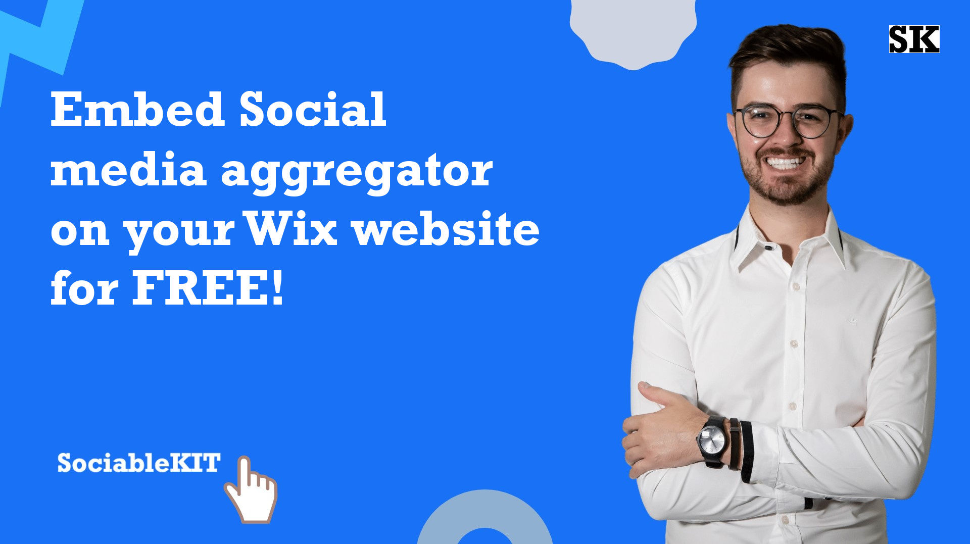 How to embed Social media aggregator on your Wix website for FREE?