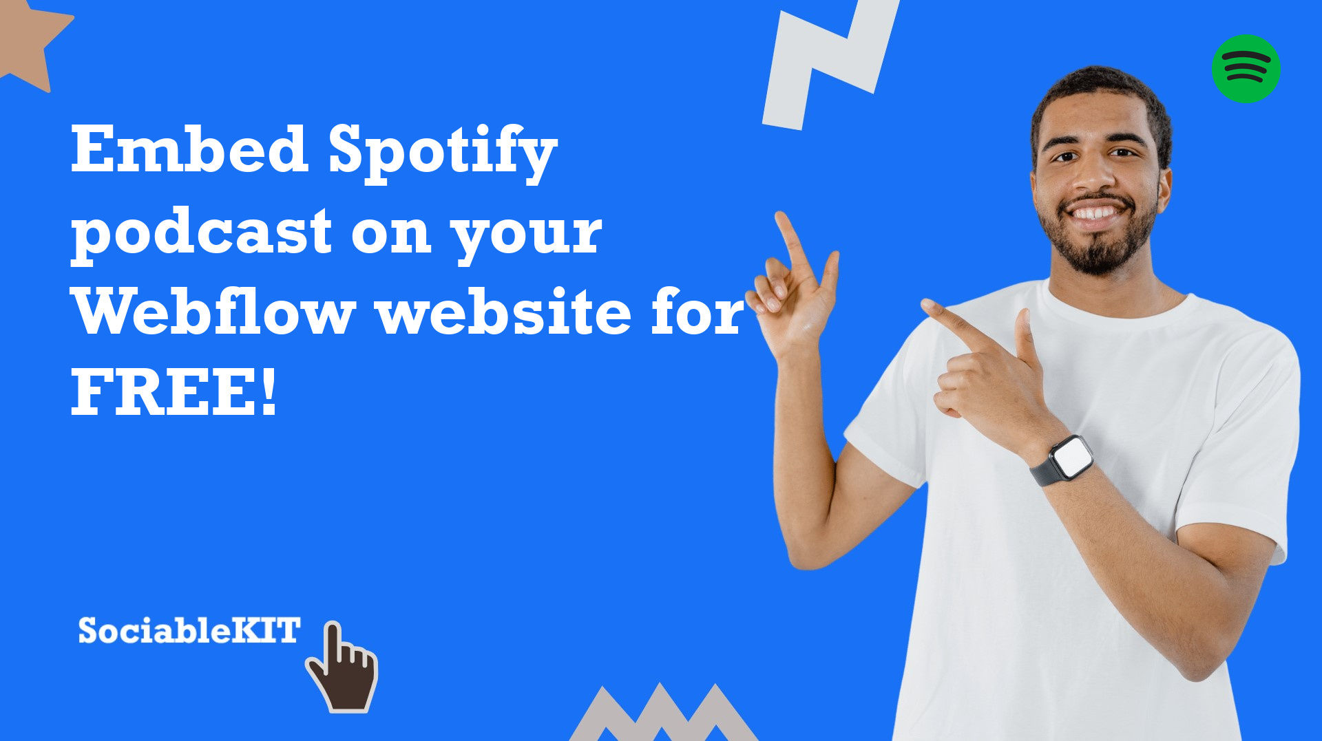 How to embed Spotify podcast on your Webflow website for FREE?