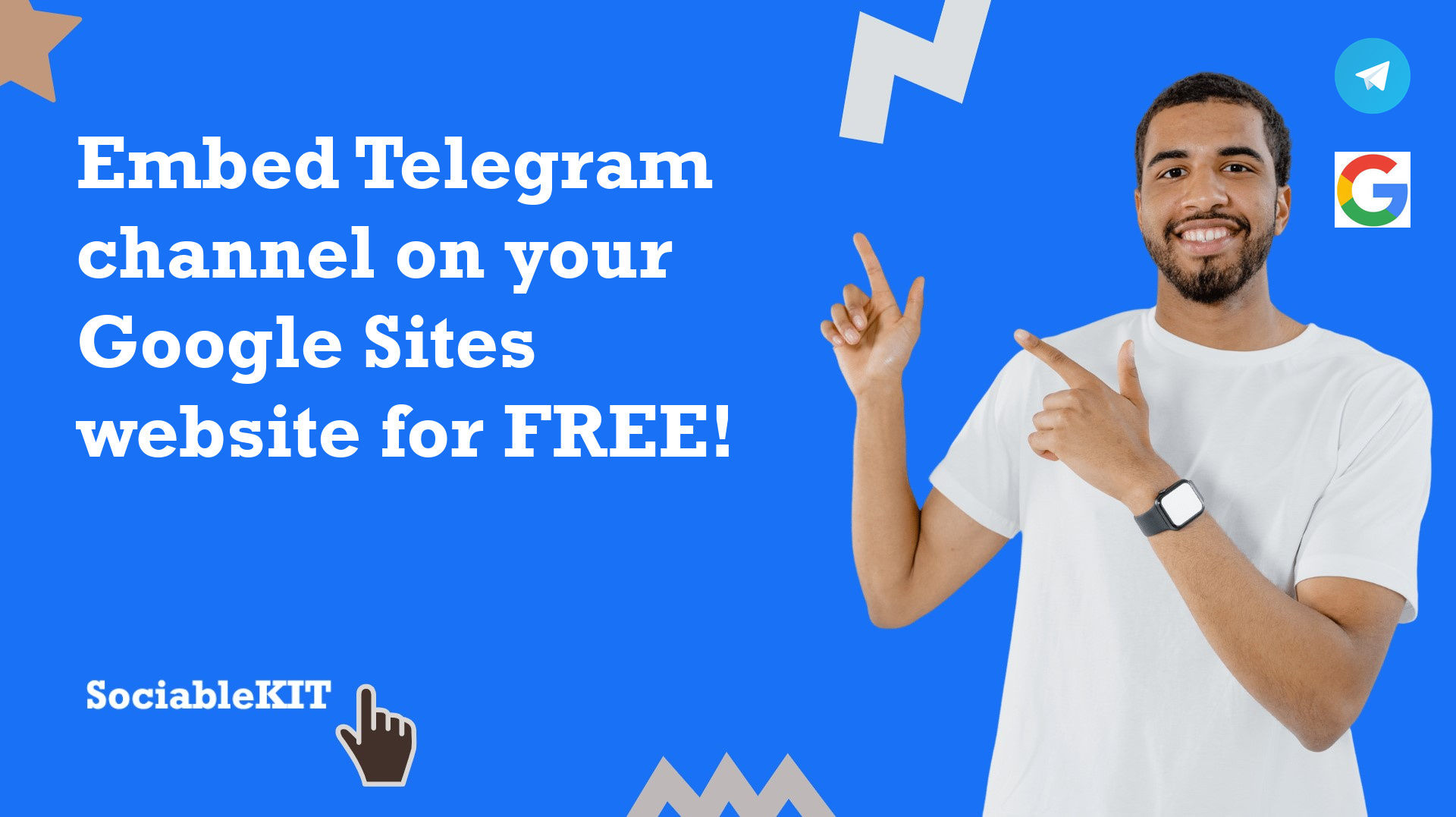 How to embed Telegram Channel on your Google Sites website for FREE?