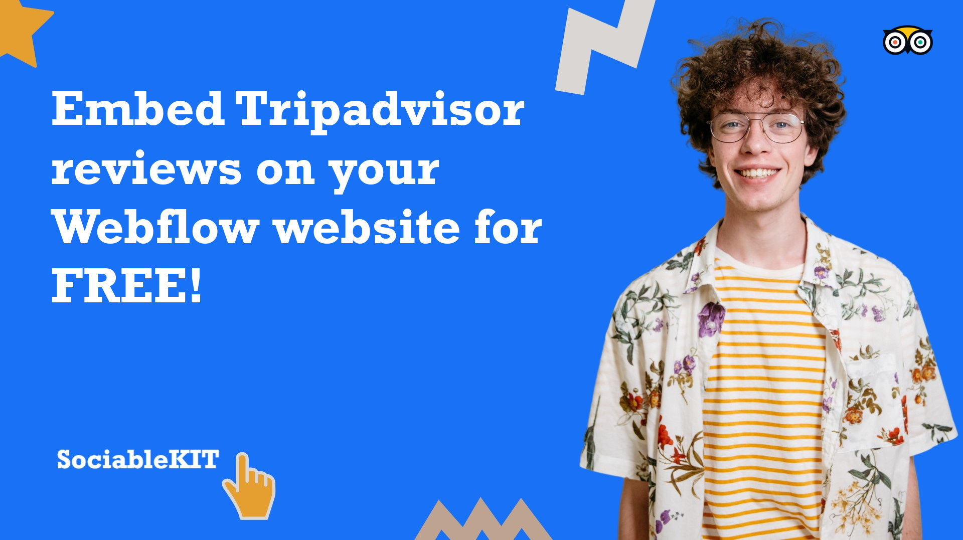 How to embed Tripadvisor reviews on your Webflow website for FREE?
