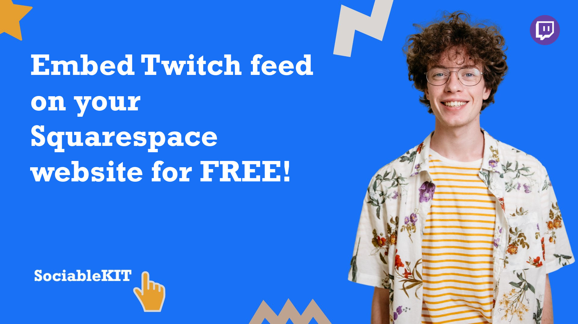How to embed Twitch feed on your Squarespace website for FREE?