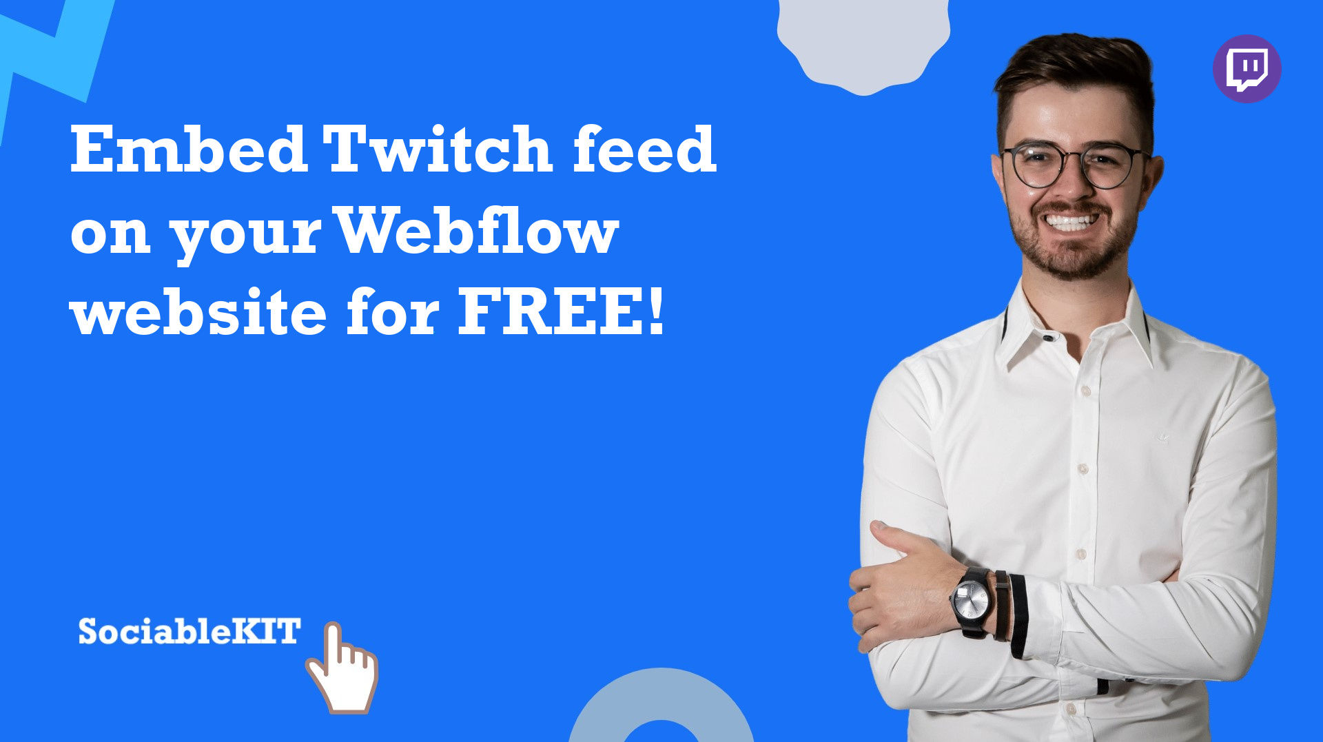 How to embed Twitch feed on your Webflow website for FREE?