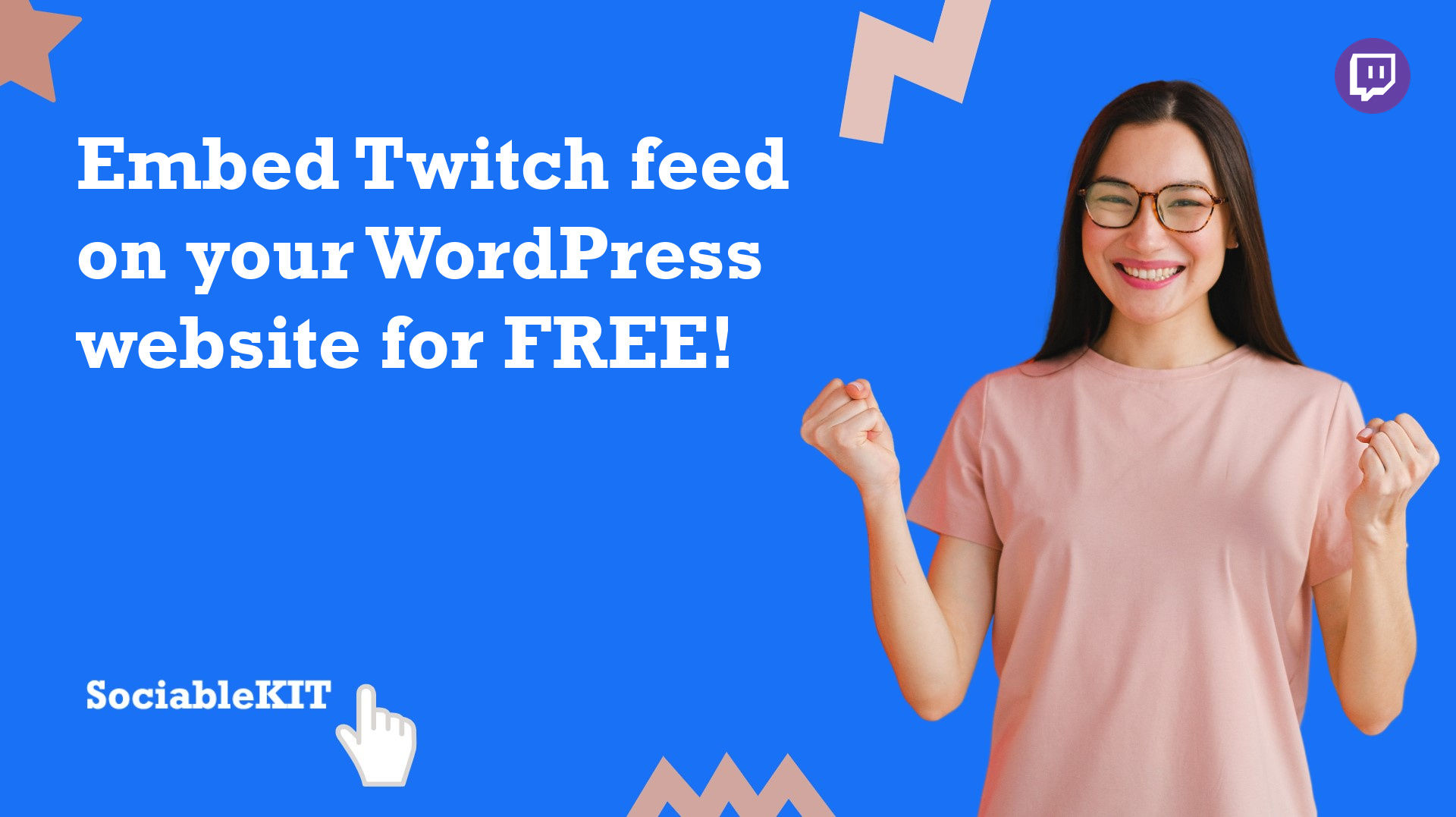 How to embed Twitch feed on your WordPress website for FREE?
