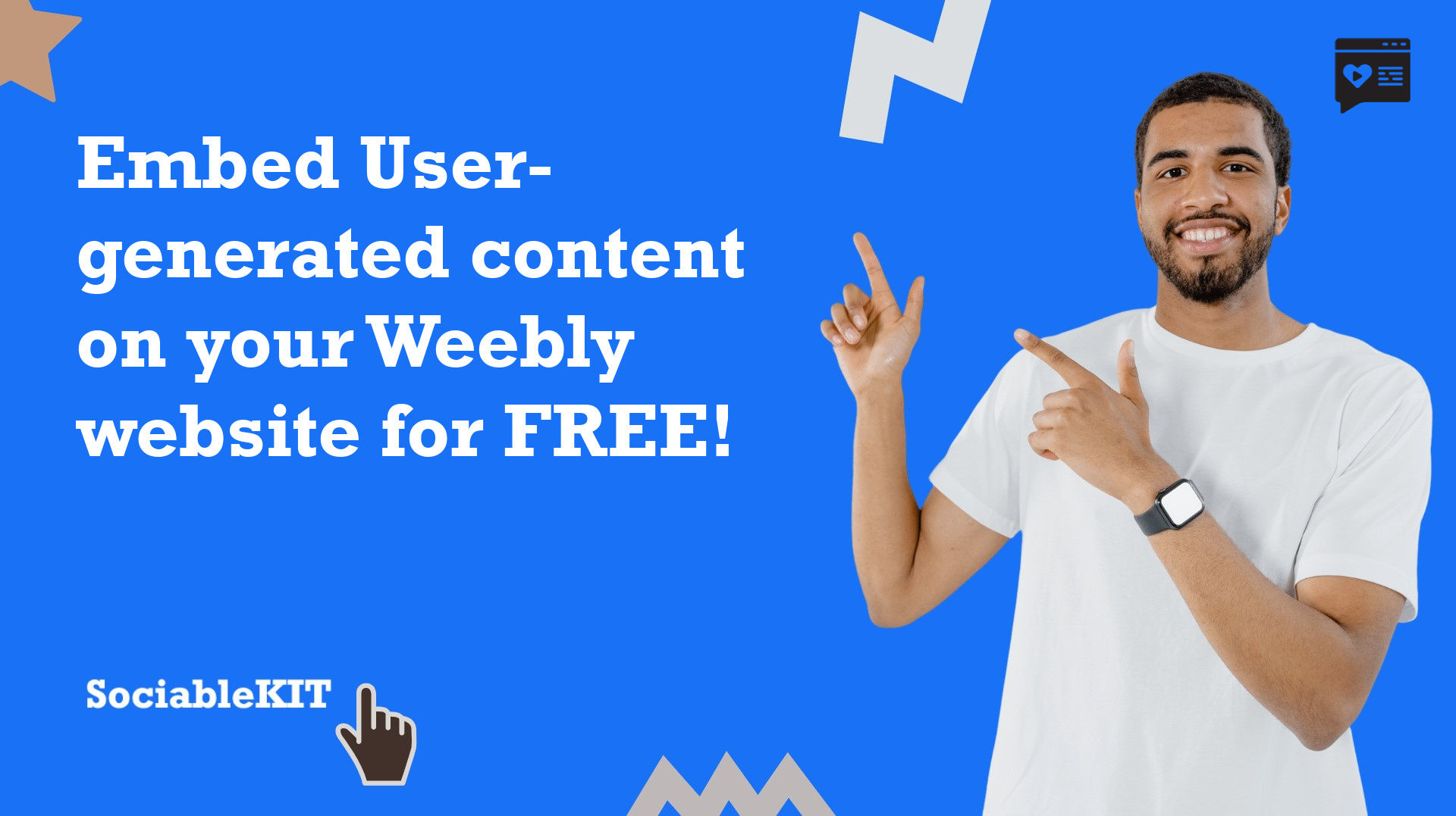 How to embed User-generated content on your Weebly website for FREE?