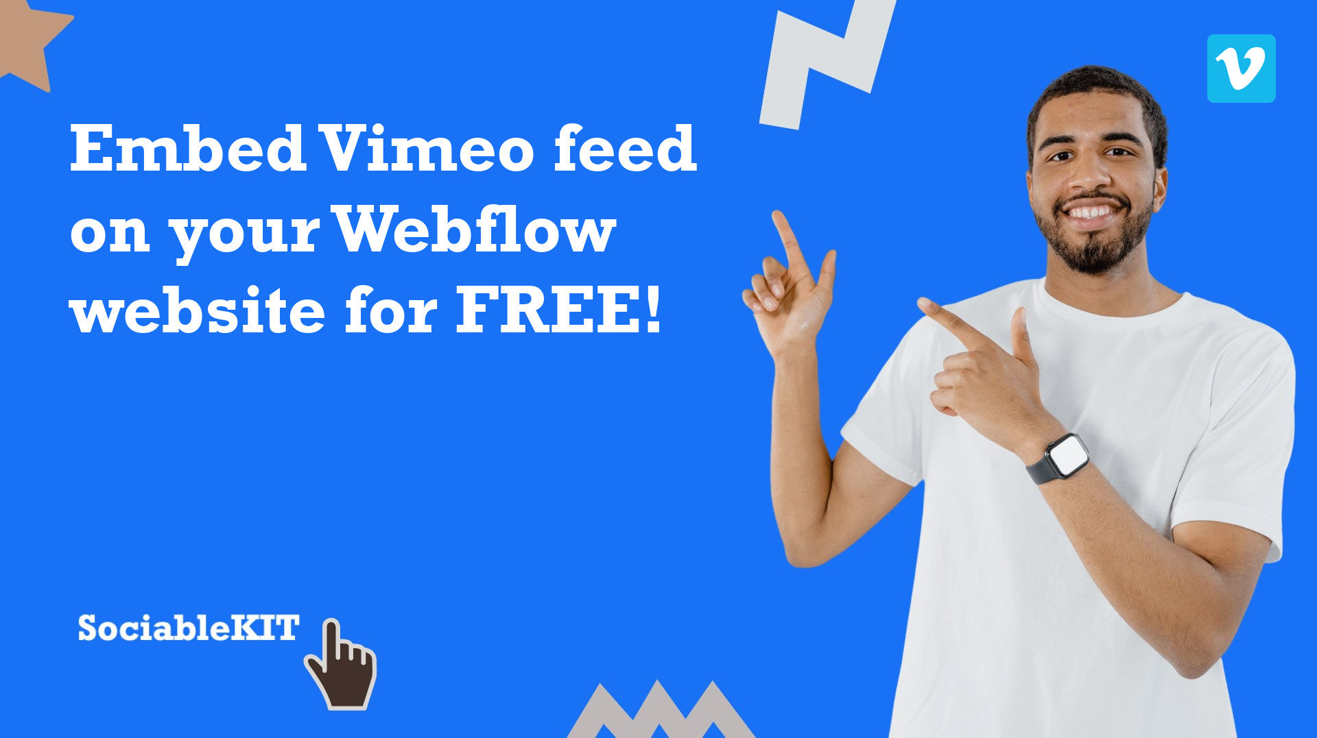How to embed Vimeo feed on your Webflow website for FREE?