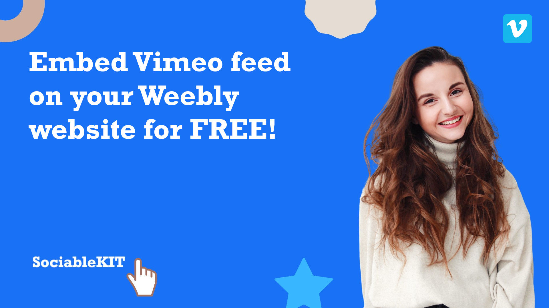 How to embed Vimeo feed on your Weebly website for FREE?