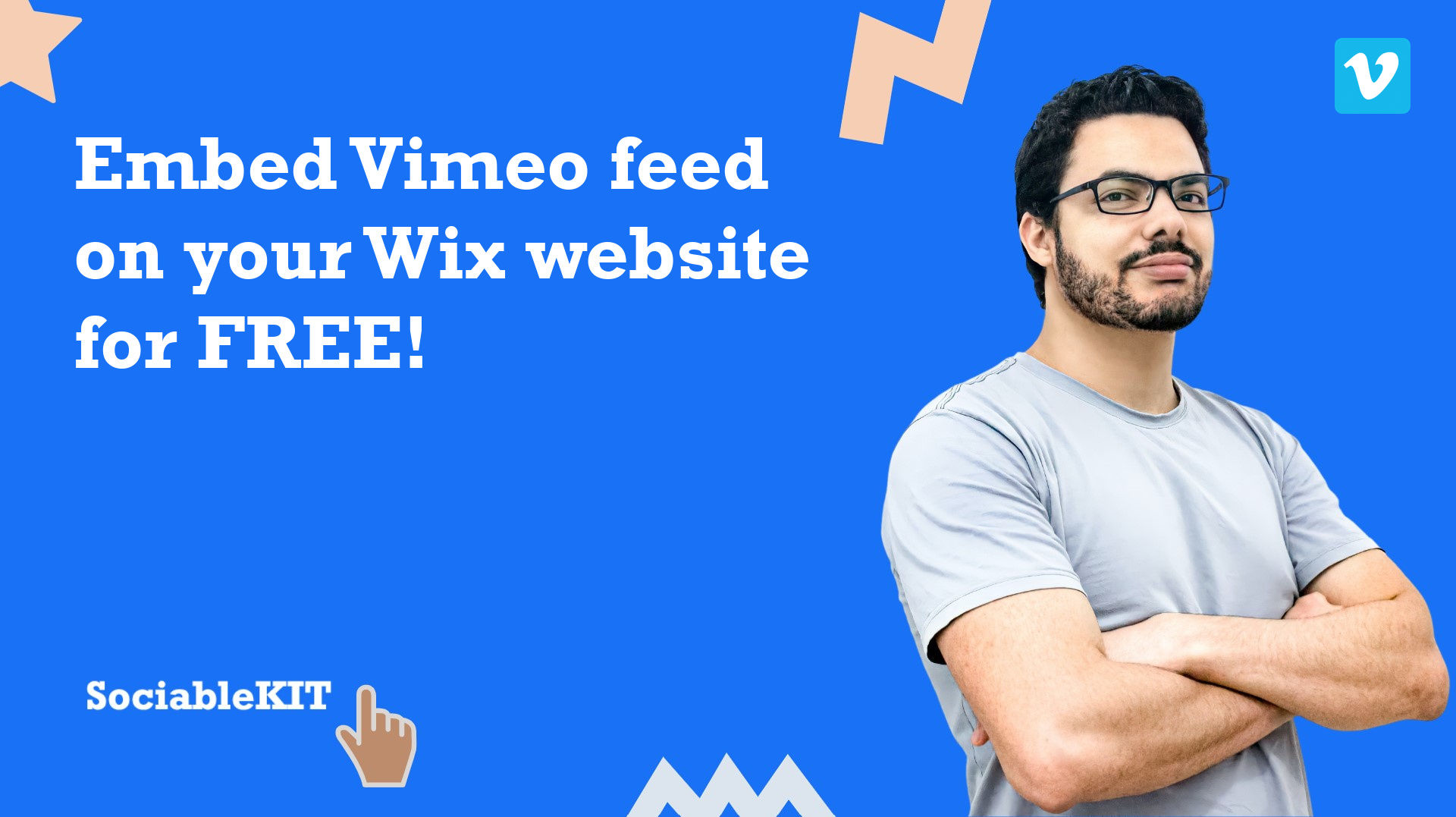 How to embed Vimeo feed on your Wix website for FREE?