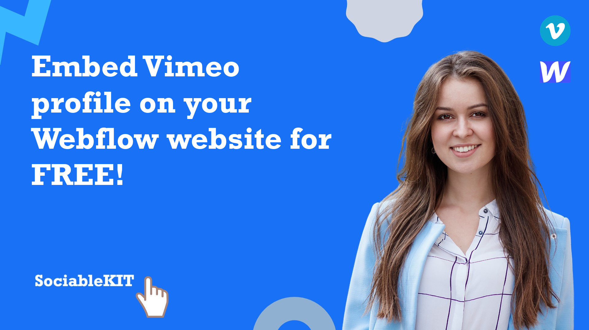 How to embed Vimeo profile on your Webflow website for FREE?