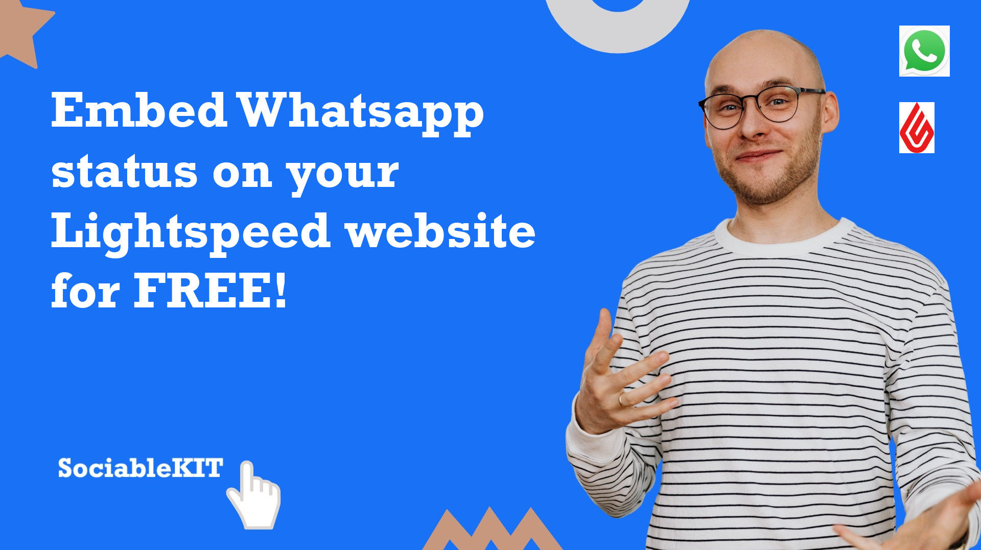 How to embed WhatsApp Status on your Lightspeed website for FREE?