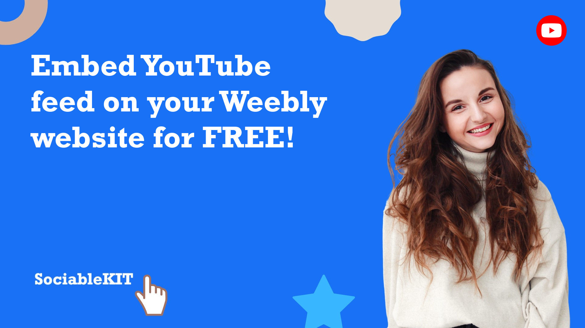 How to embed YouTube feed on your Weebly website for FREE?
