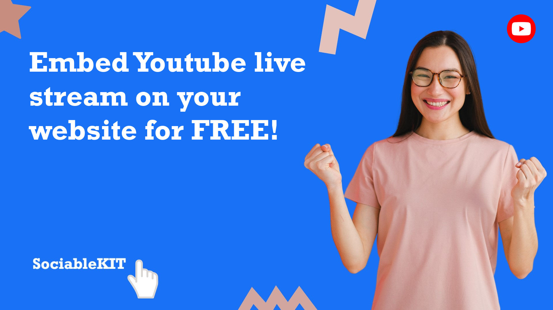 How to embed Youtube live stream on your website for FREE?