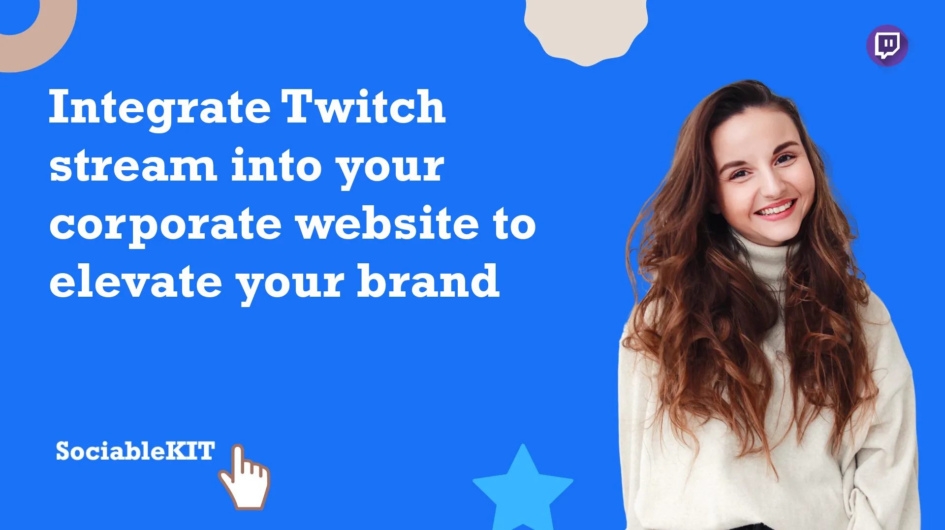 Integrate Twitch stream into your corporate website to elevate your brand