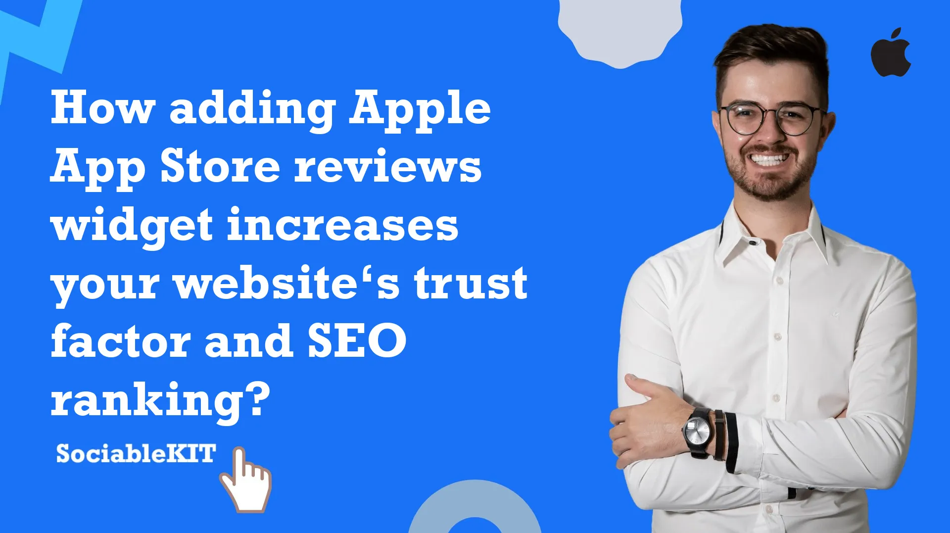 How does adding an Apple App Store reviews widget increase your website’s trust factor and SEO ranking?